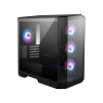 MSI MAG PANO M100R PZ - Premium Mid-Tower Gaming PC Case - Tempered Glass Side Panel - ARGB 120mm Fans - Liquid Cooling Support up to 360mm Radiator - Vented Front Panel